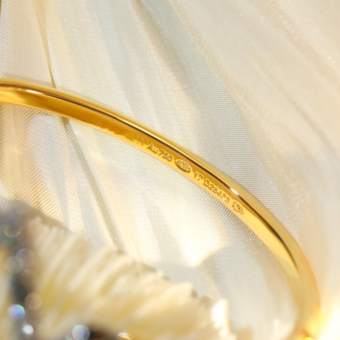 [Rose Jewelrys]VOLTE UPSITE DOWN GOLD DIAMOND BRACELET