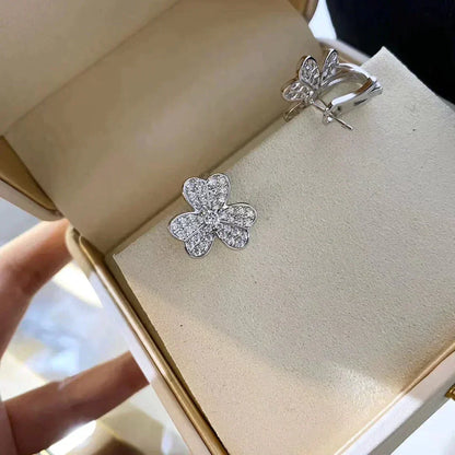 [Rose Jewelrys]CLOVER COMOS DIAMOND EARRINGS SILVER