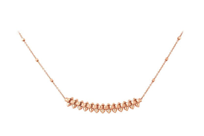[Rose Jewelrys]CLASH PINK GOLD NECKLACE