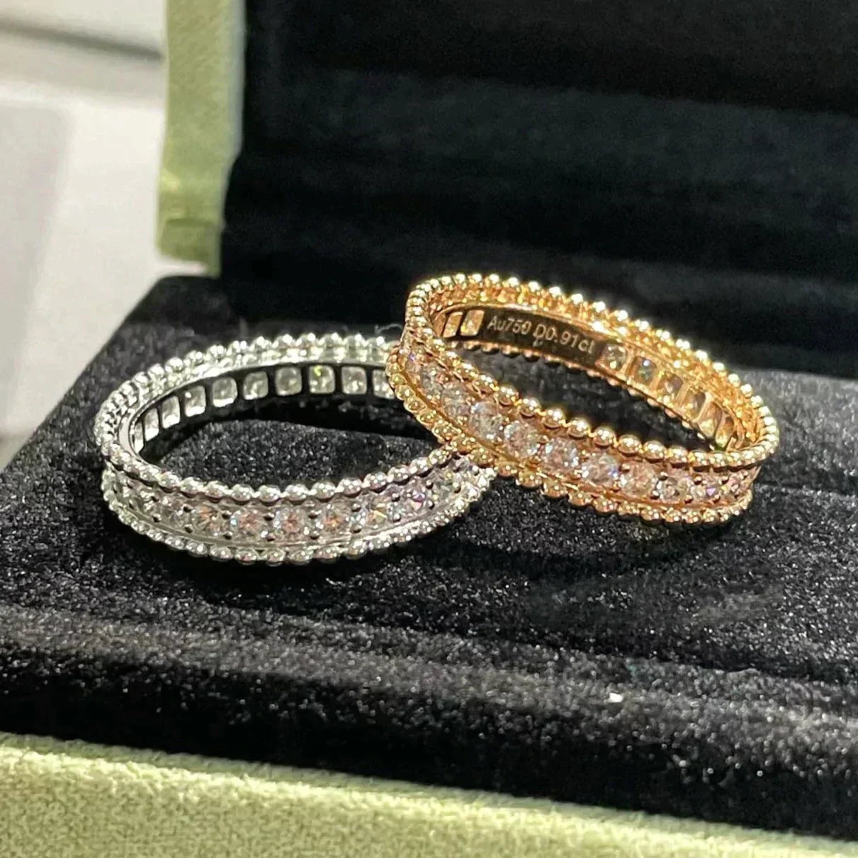 [Rose Jewelrys]PERLEE DIAMOND ROSE GOLD RING