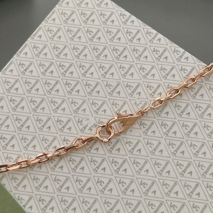 [Rose Jewelrys]LUCKY SPRING 15 MOTIFS ROSE GOLD NECKLACE