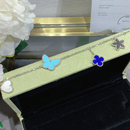 [Rose Jewelrys]LUCKY SPRING SILVER BRACELET 4 MOTIF