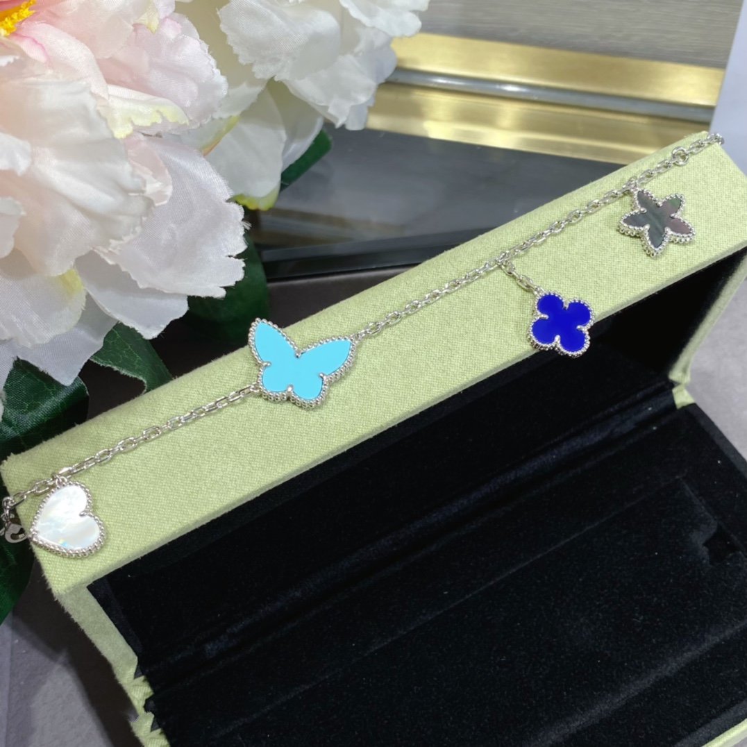 [Rose Jewelrys]LUCKY SPRING SILVER BRACELET 4 MOTIF