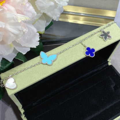[Rose Jewelrys]LUCKY SPRING SILVER BRACELET 4 MOTIF