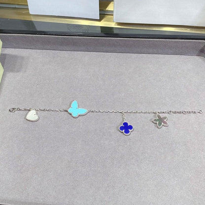 [Rose Jewelrys]LUCKY SPRING SILVER BRACELET 4 MOTIF