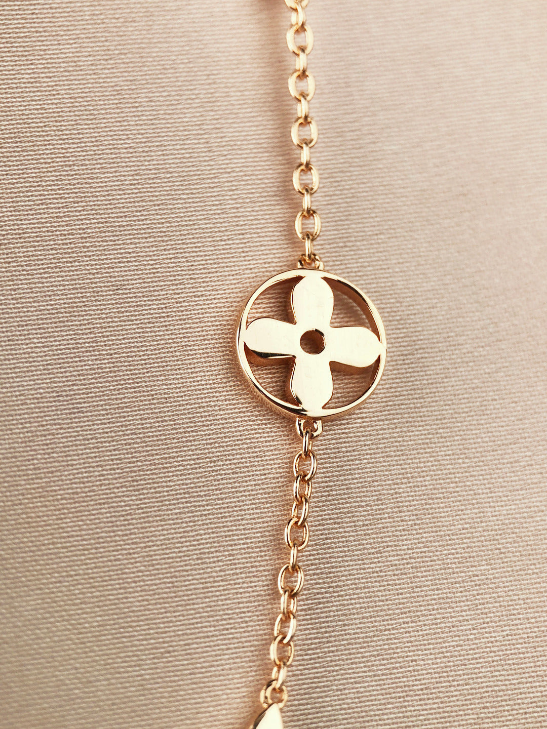 [Rose Jewelrys]STAR AND SUN 7 MOTIFS GOLD BRACELET