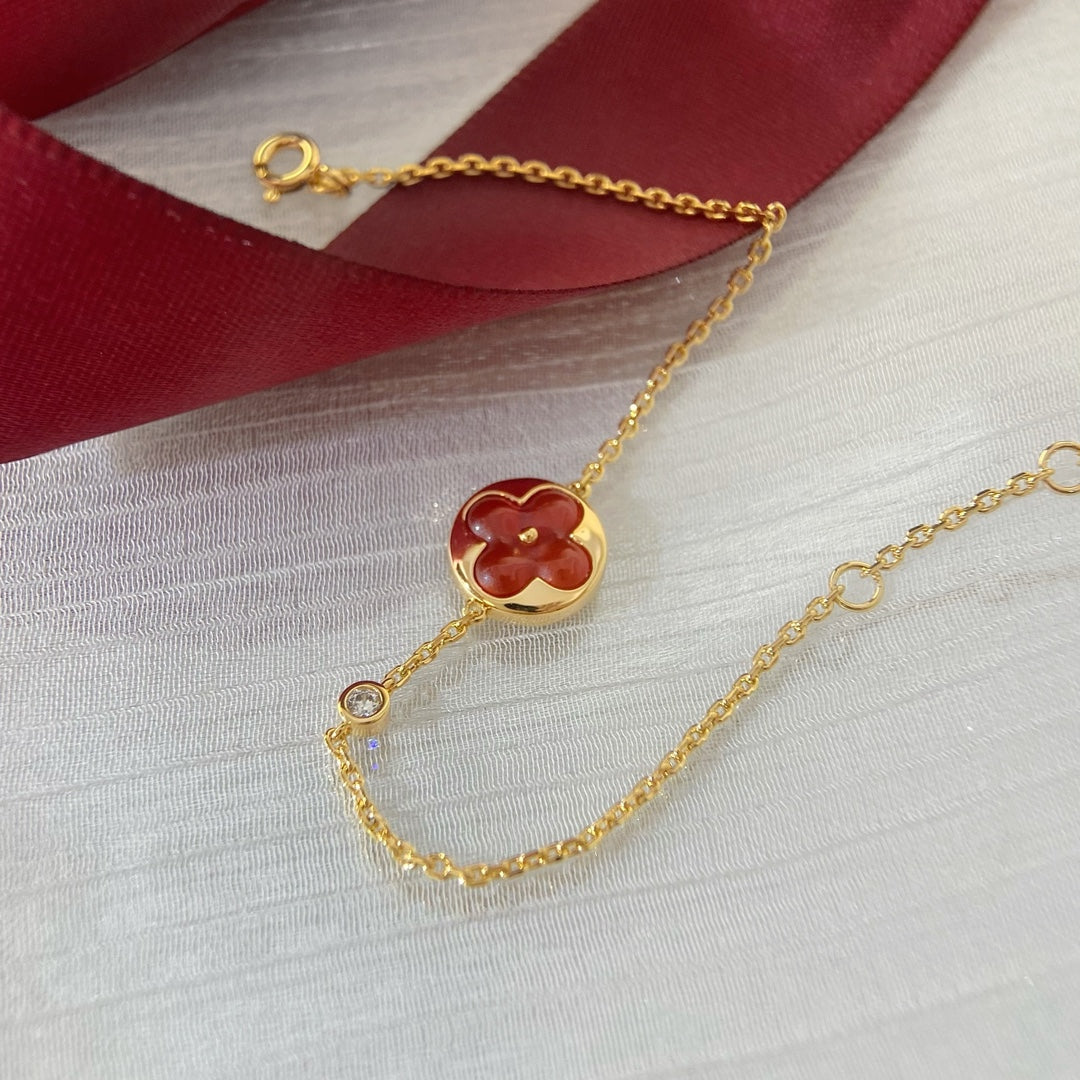 [Rose Jewelrys]SUN PEDANT CARNELIAN BRACELET