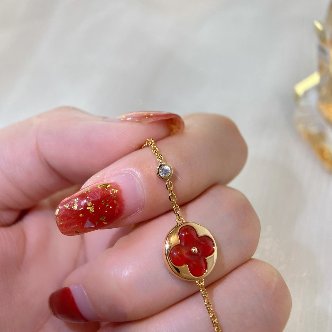 [Rose Jewelrys]SUN PEDANT CARNELIAN BRACELET