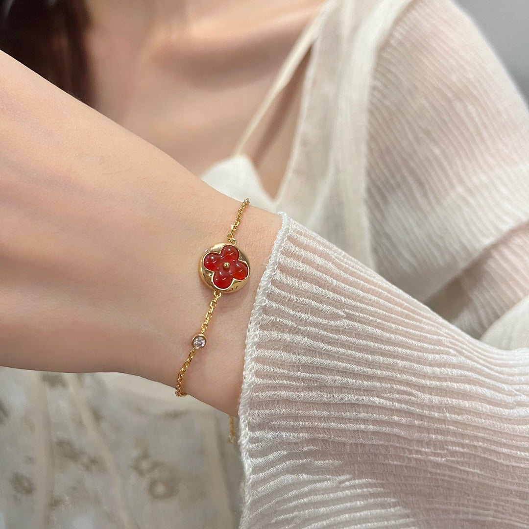 [Rose Jewelrys]SUN PEDANT CARNELIAN BRACELET