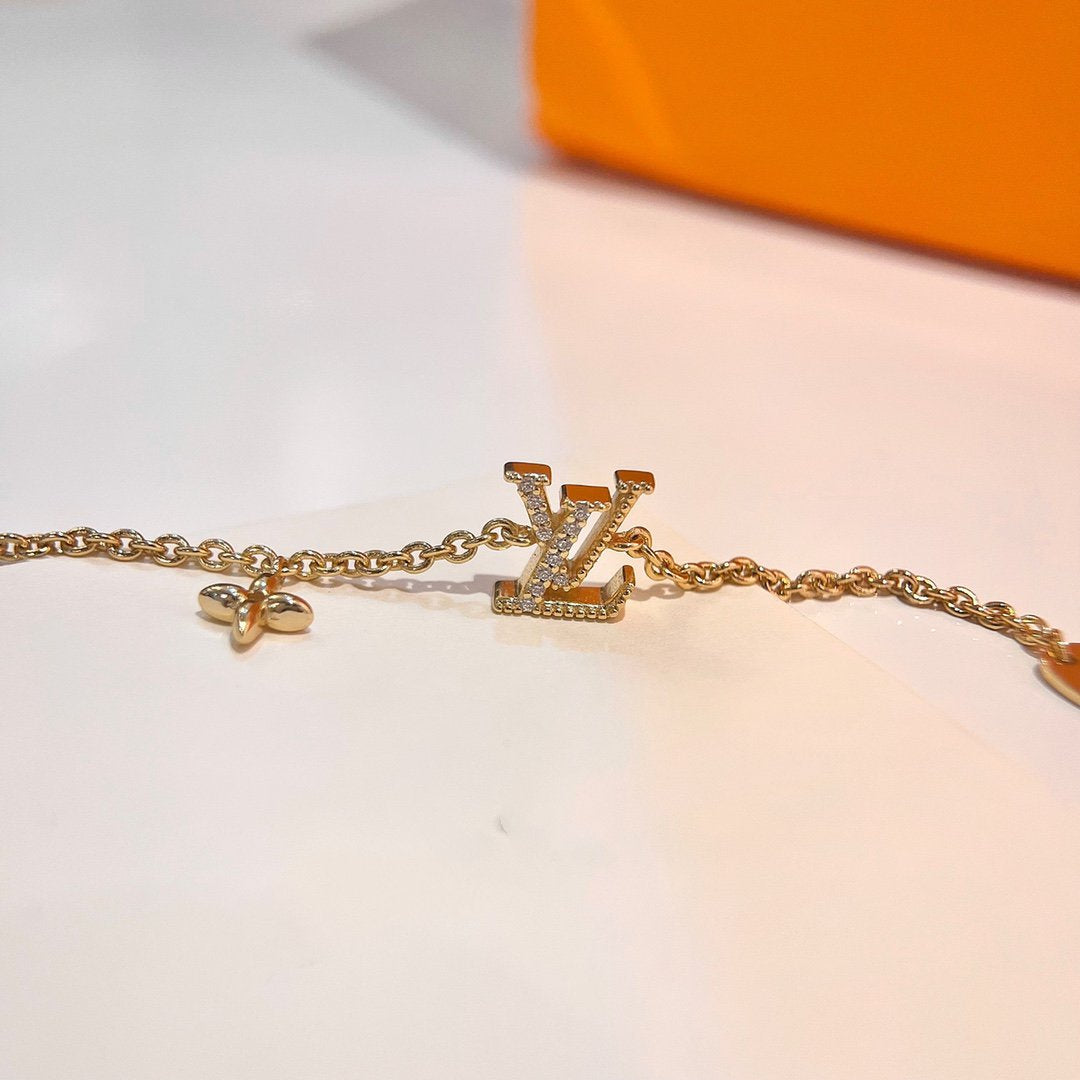 [Rose Jewelrys] LOGO STAR MOTIF GOLD BRACELET