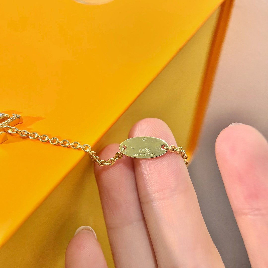 [Rose Jewelrys] LOGO STAR MOTIF GOLD BRACELET