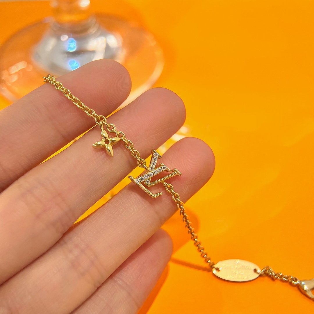 [Rose Jewelrys] LOGO STAR MOTIF GOLD BRACELET