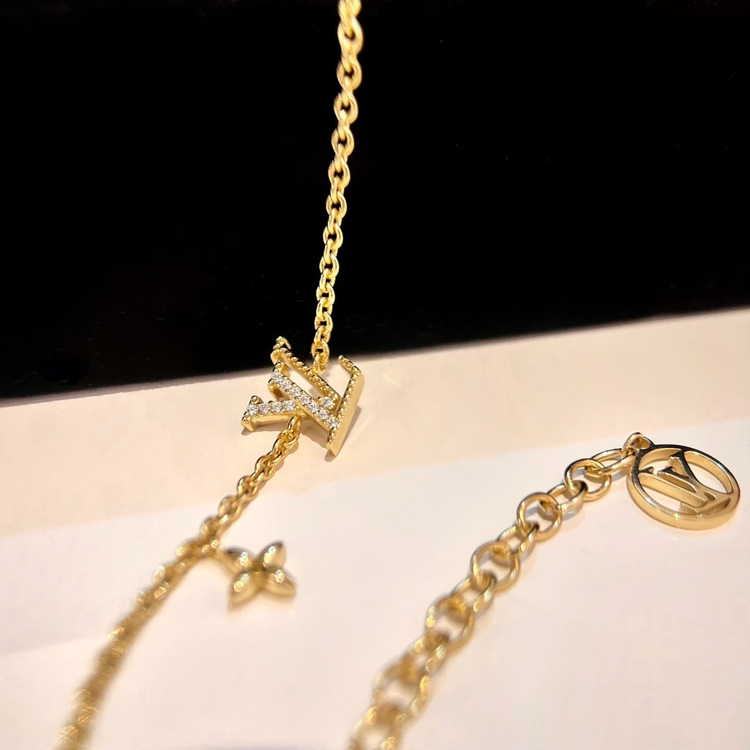 [Rose Jewelrys] LOGO STAR MOTIF GOLD BRACELET