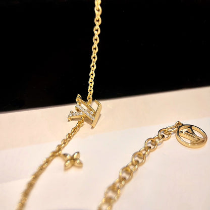 [Rose Jewelrys] LOGO STAR MOTIF GOLD BRACELET