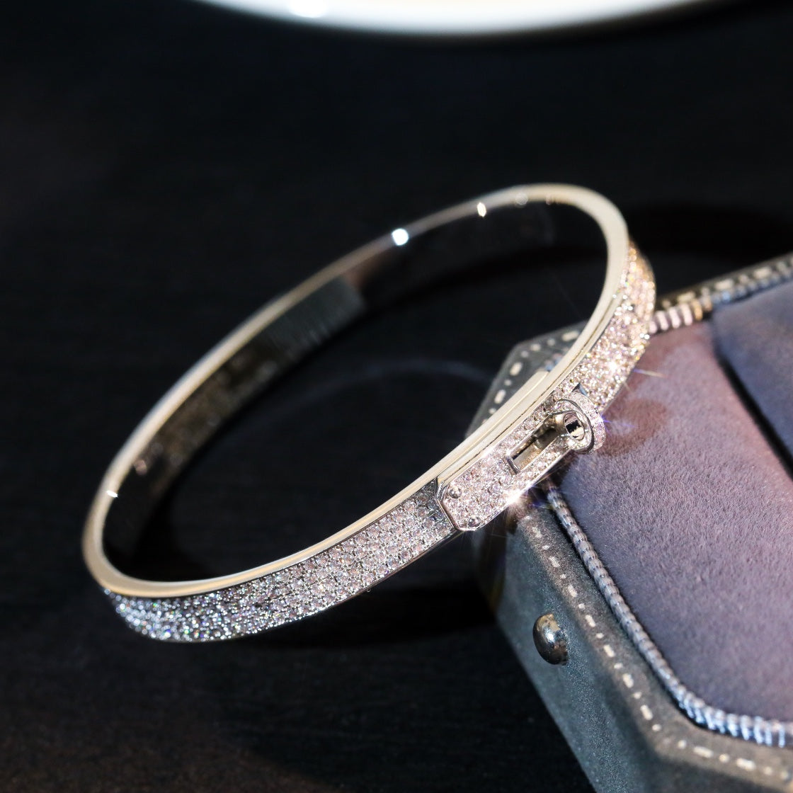 []KELLY BRACELET DIAMOND PAVED