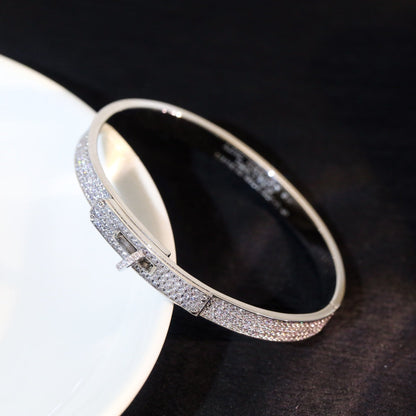 []KELLY BRACELET DIAMOND PAVED