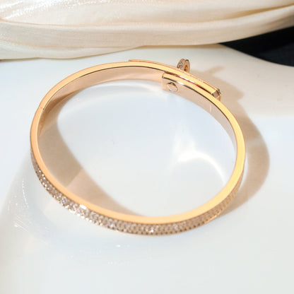 []KELLY BRACELET DIAMOND PAVED