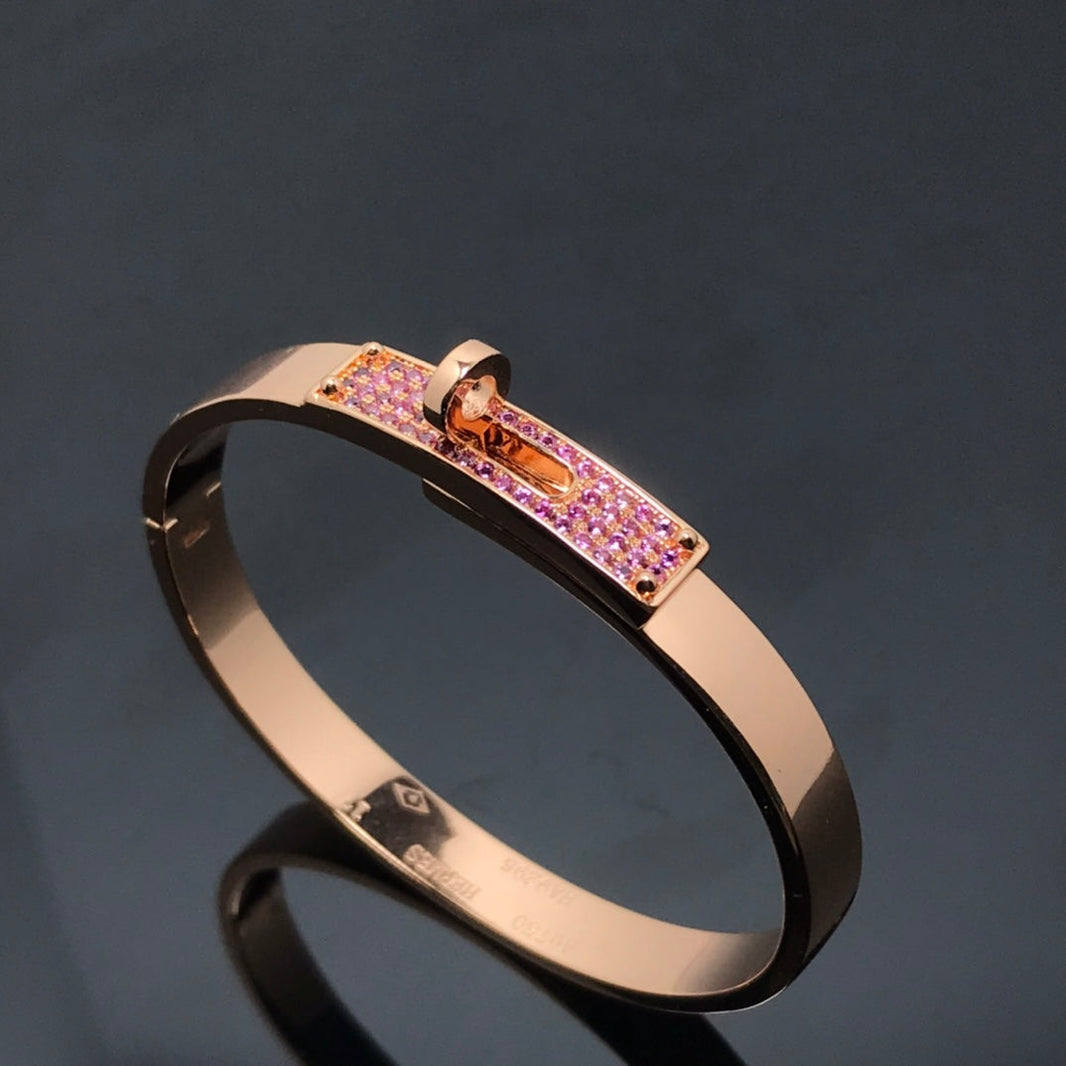 [🌹Rose💎]KELLY BRACELET PINK DIAMOND