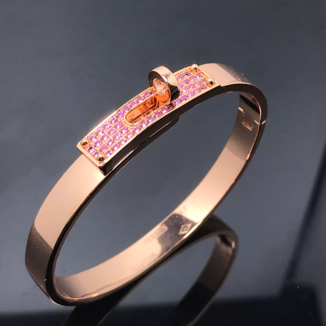 [🌹Rose💎]KELLY BRACELET PINK DIAMOND