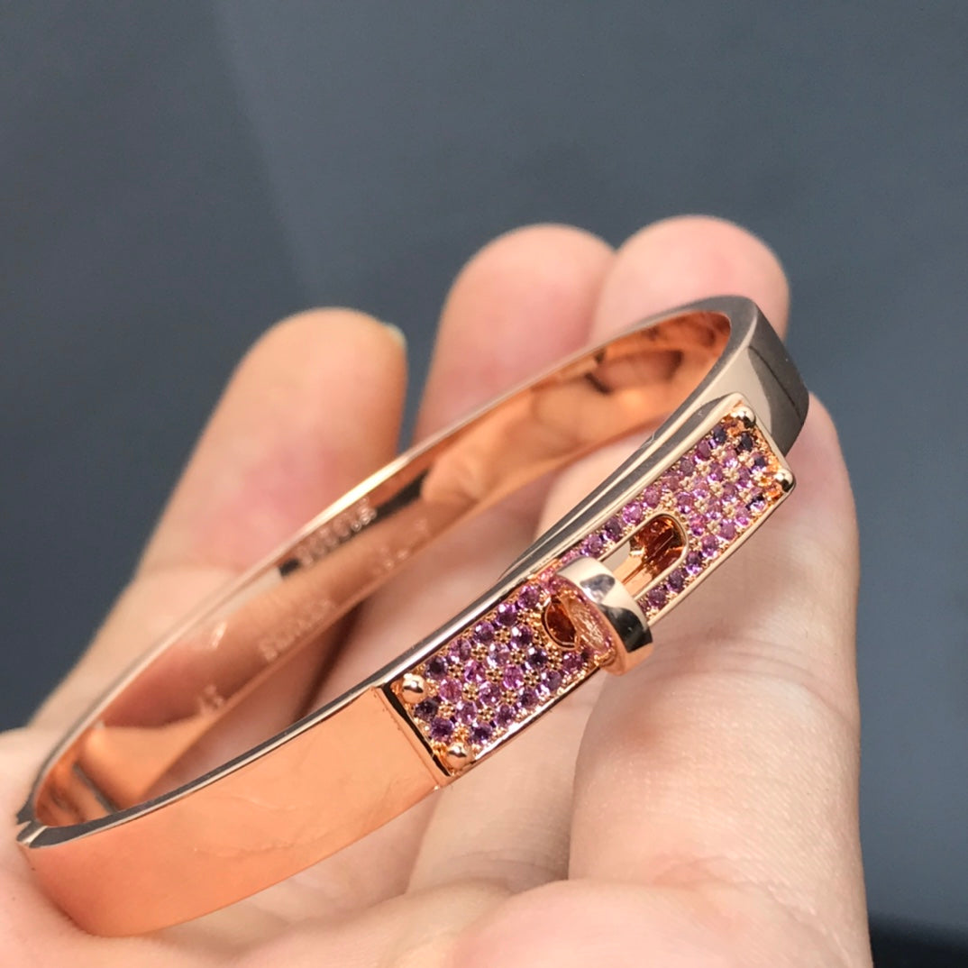[Rose Jewelrys]KELLY BRACELET PINK DIAMOND
