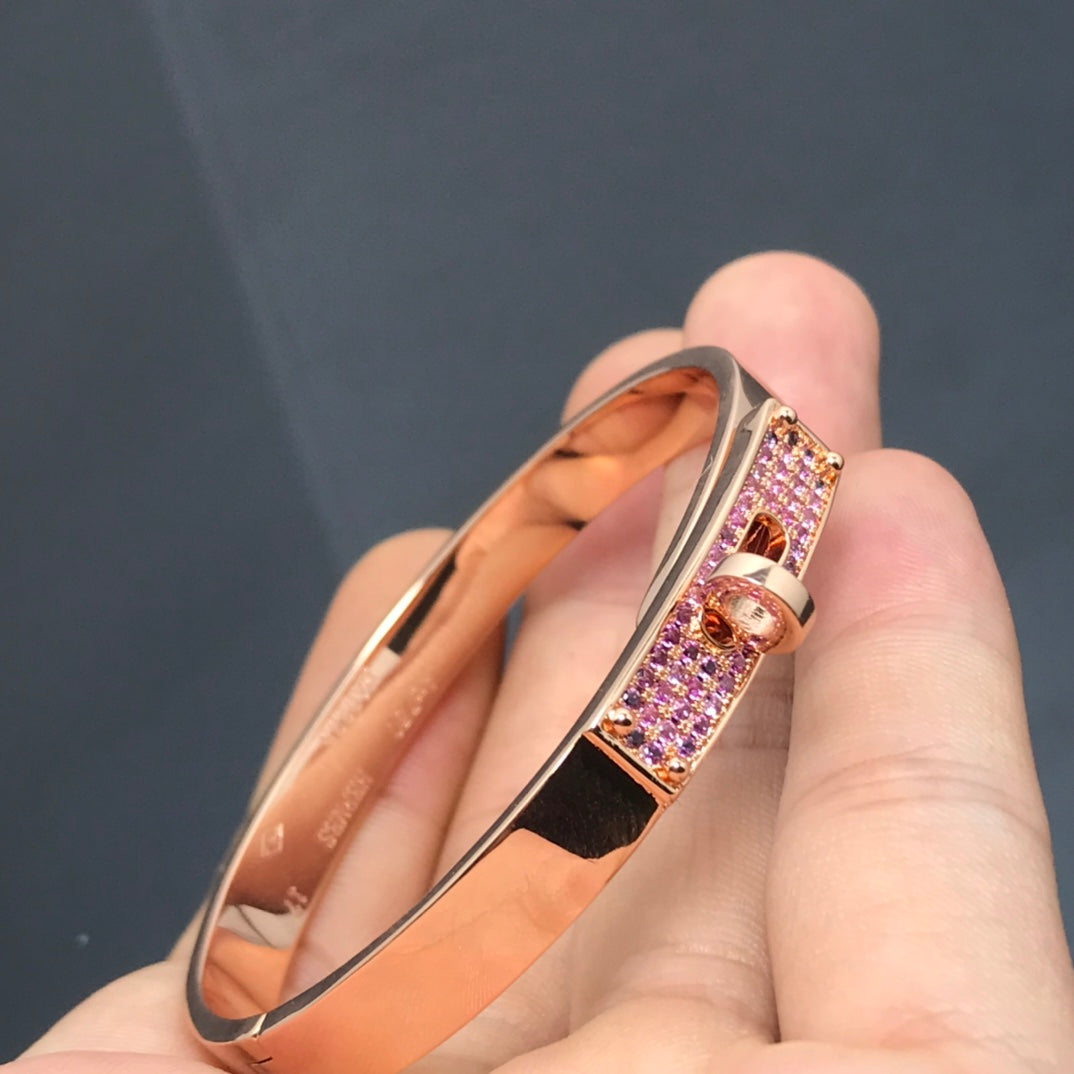 [Rose Jewelrys]KELLY BRACELET PINK DIAMOND