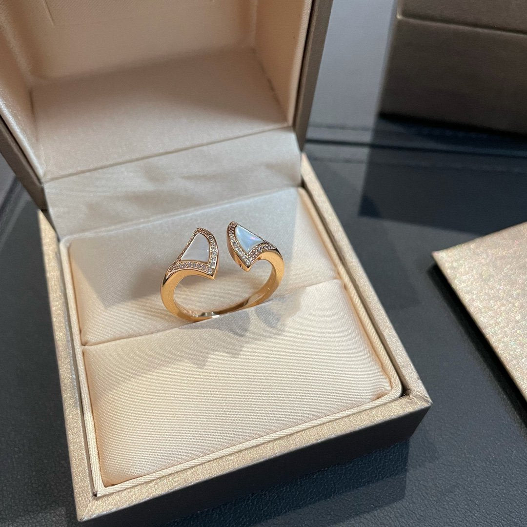 [Rose Jewelrys]DREAM MOP DIAMOND OPEN RING