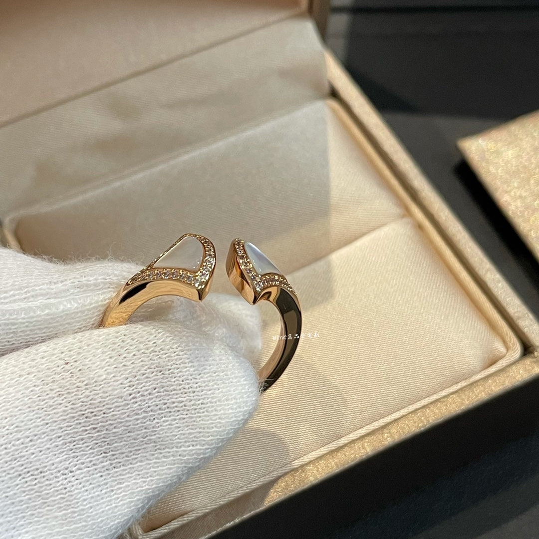 [Rose Jewelrys]DREAM MOP DIAMOND OPEN RING