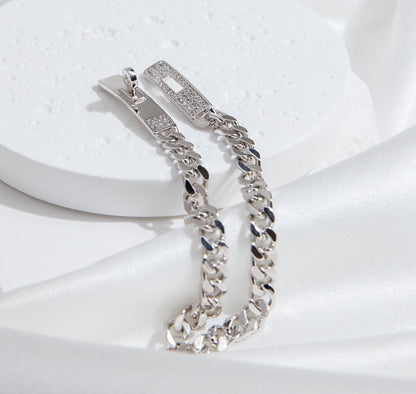 [Rose Jewelrys]KELLY CHAIN SILVER DIAMOND BRACELET