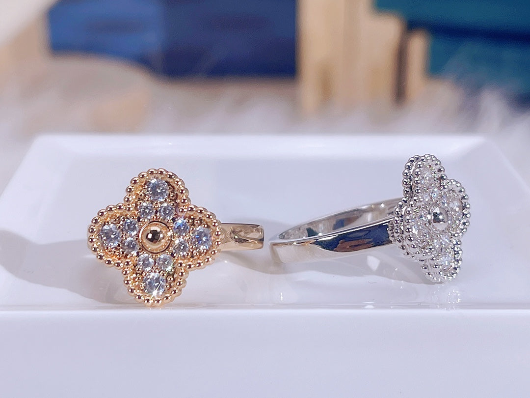 [Rose Jewelrys]CLOVER DIAMOND RING