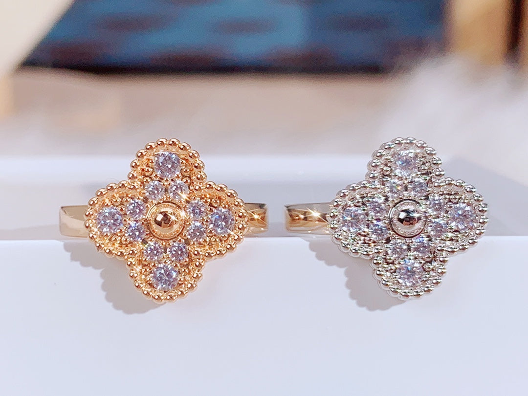 [Rose Jewelrys]CLOVER DIAMOND RING