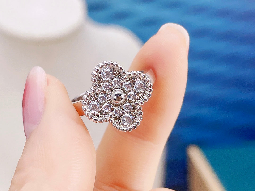 [Rose Jewelrys]CLOVER DIAMOND RING