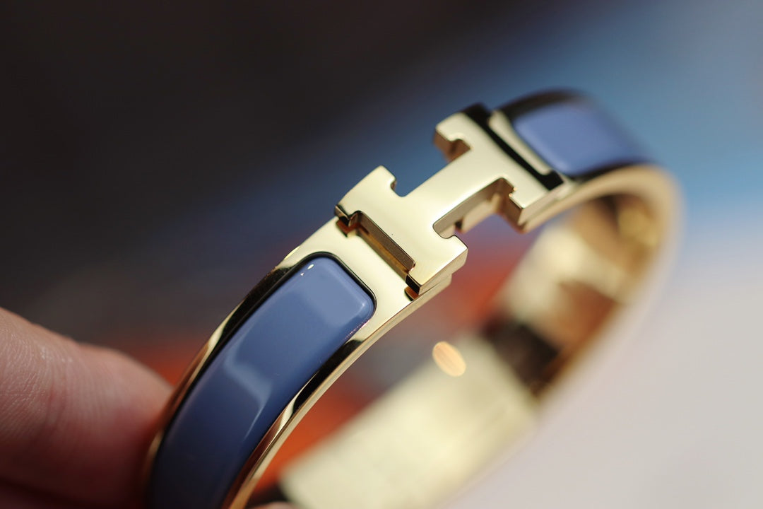 [Rose Jewelrys]H BRACELET 12MM BLUE GRAY