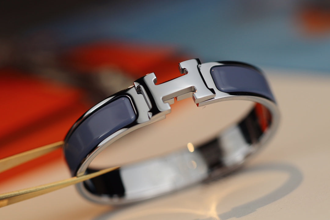 [Rose Jewelrys]H BRACELET 12MM BLUE GRAY