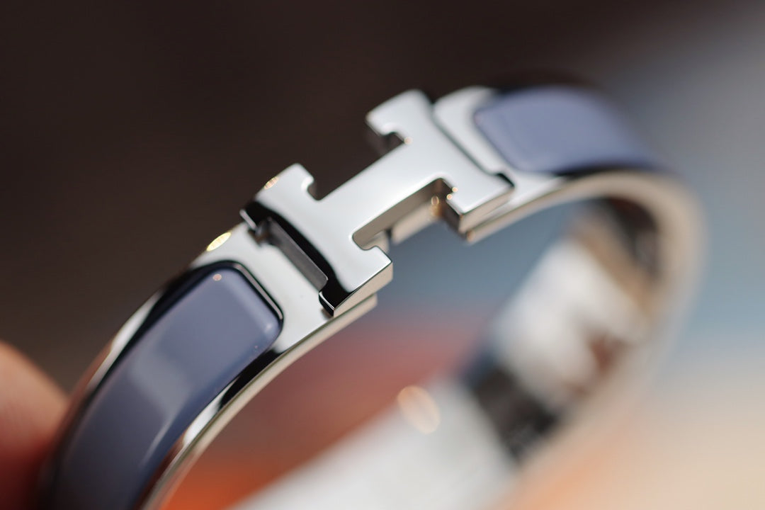 [Rose Jewelrys]H BRACELET 12MM BLUE GRAY