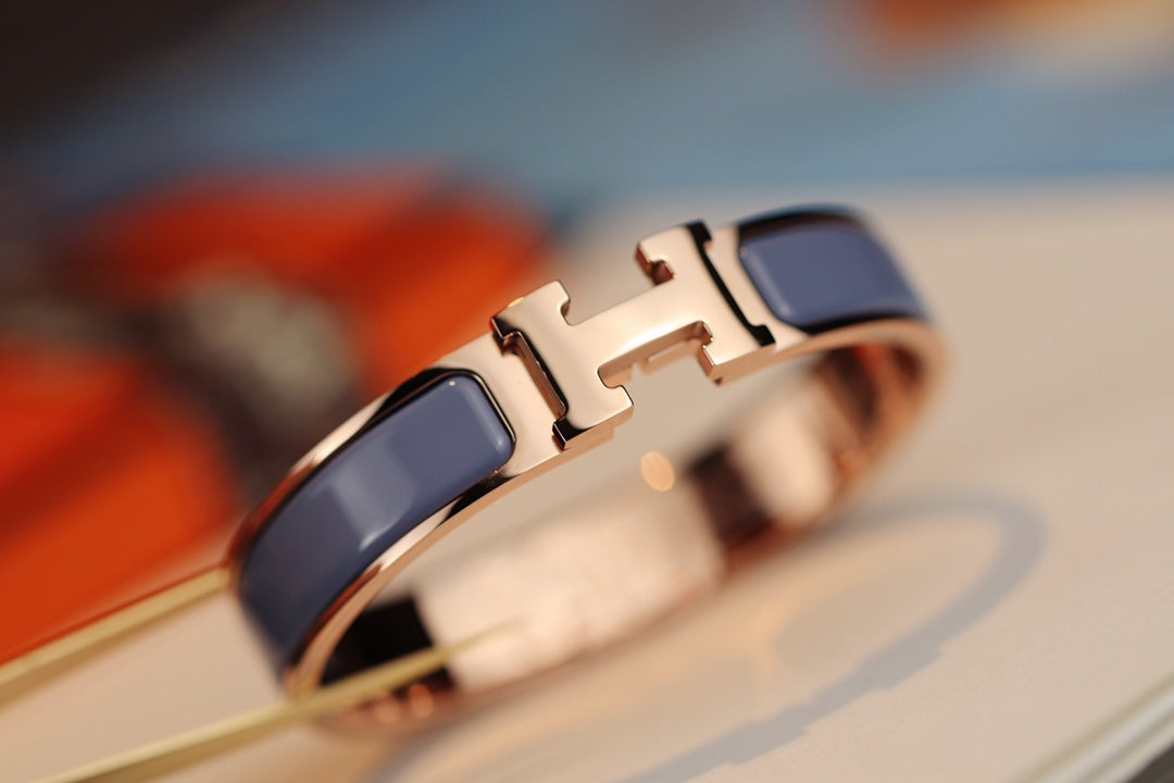 [Rose Jewelrys]H BRACELET 12MM BLUE GRAY