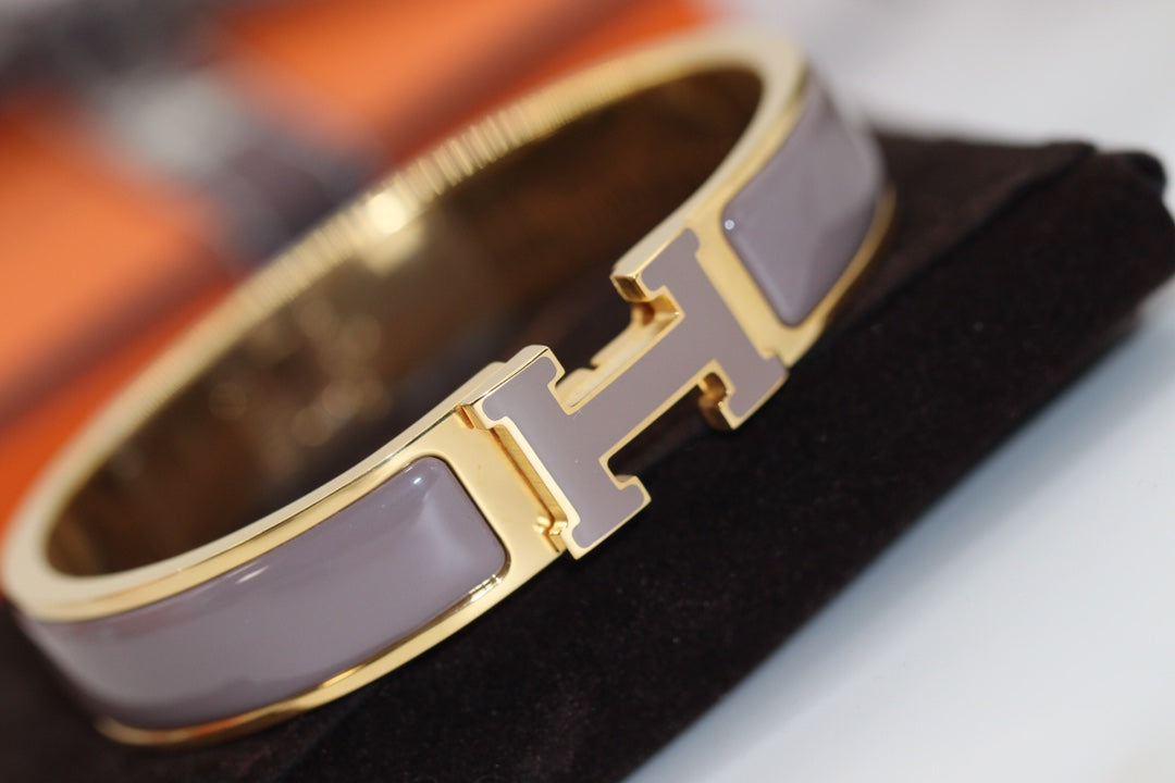 [Rose Jewelrys]H BRACELET 12MM BROWN