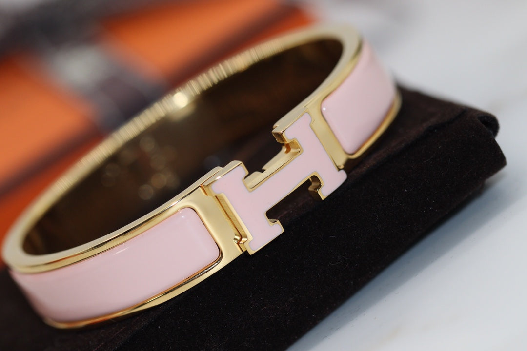 [Rose Jewelrys]H BRACELET 12MM PINK