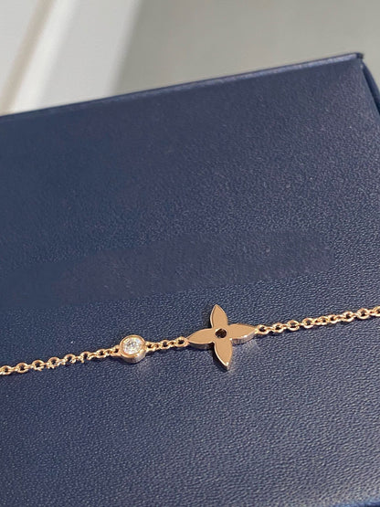 [Rose Jewelrys]STAR DIAMOND PINK GOLD BRACELET