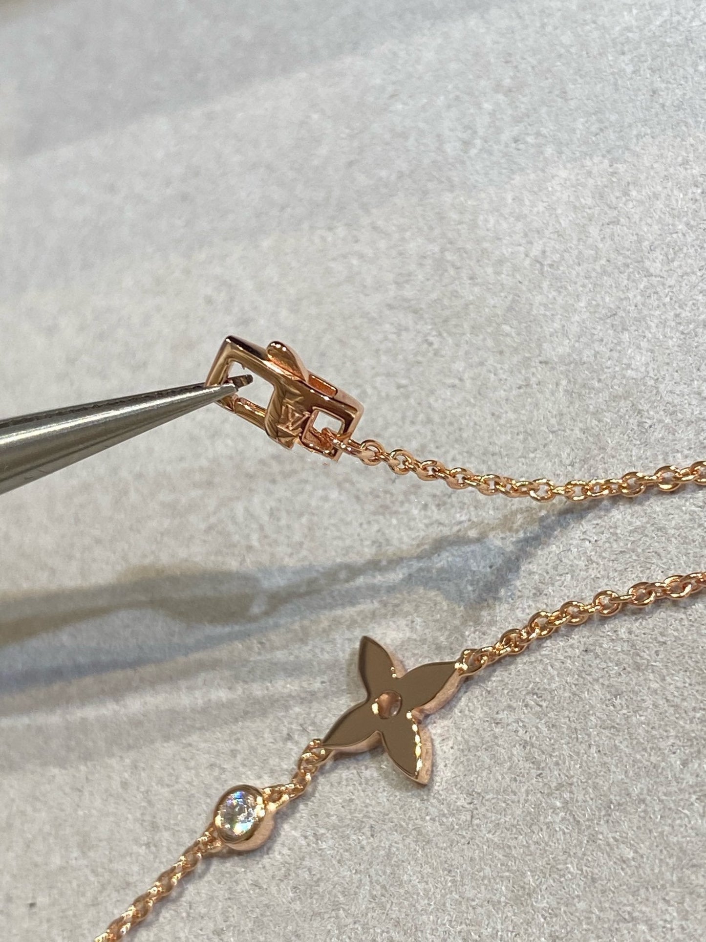 [Rose Jewelrys]STAR DIAMOND PINK GOLD BRACELET