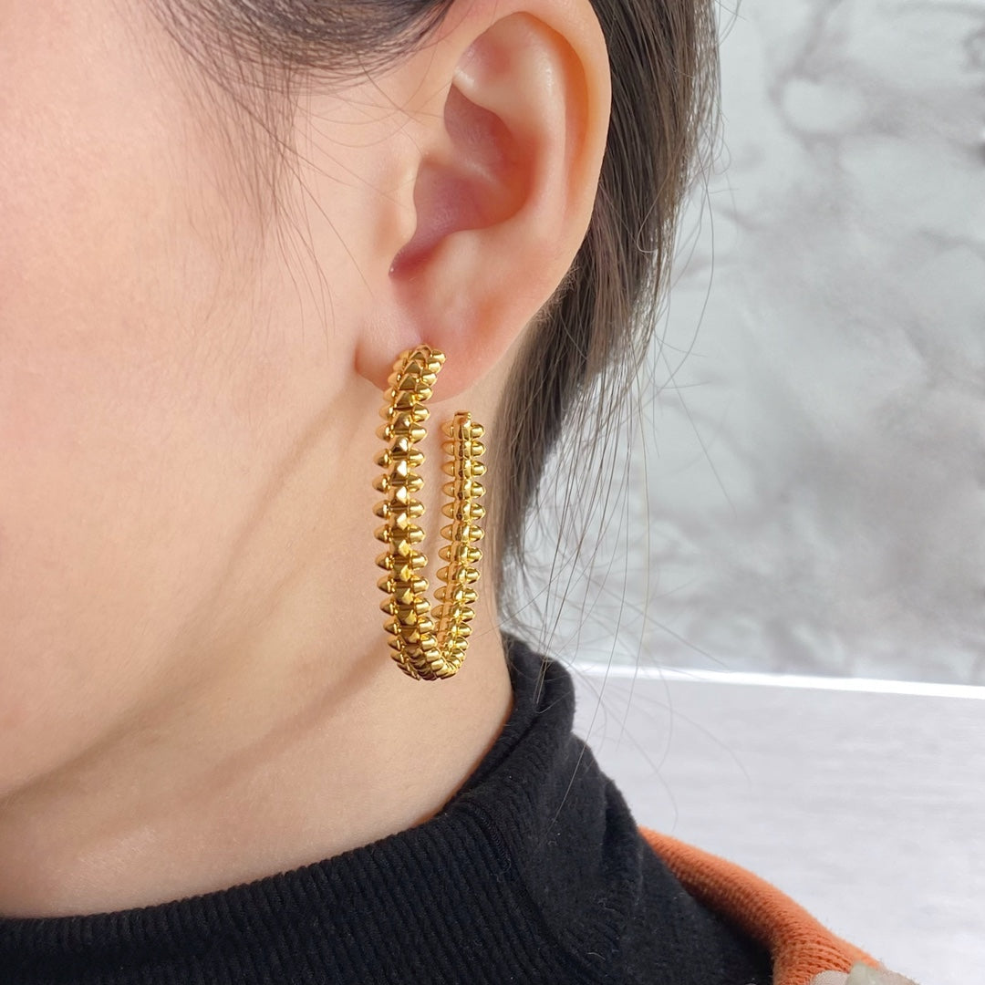 [Rose Jewelrys]CLASH HOOP EARRINGS