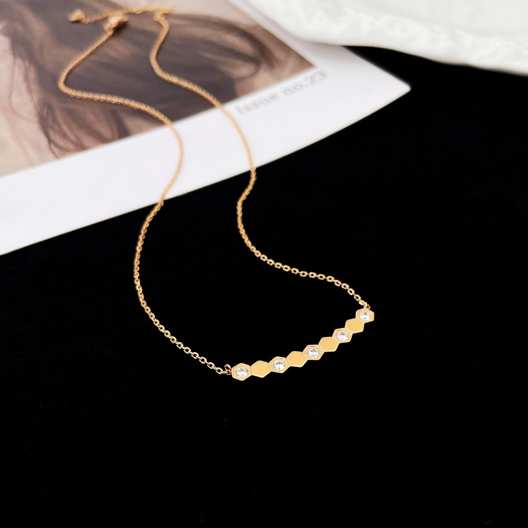 [Rose Jewelrys]BEE MY LOVE DIAMOND NECKLACE