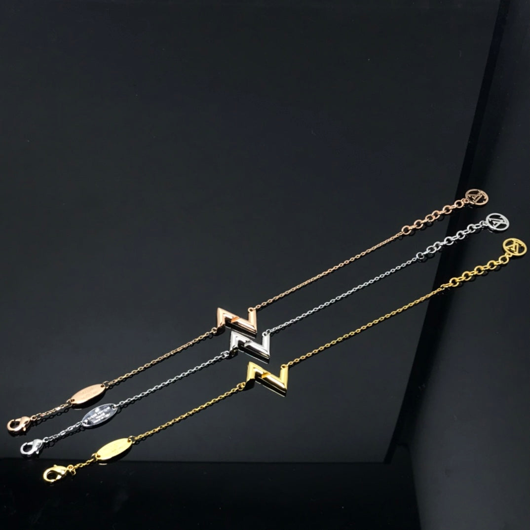 [Rose Jewelrys]VOLT LV LOGO BRACELET