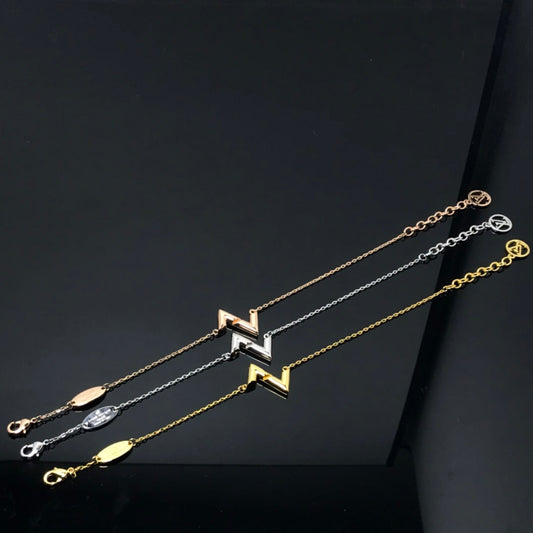 [Rose Jewelrys]VOLT LV LOGO BRACELET