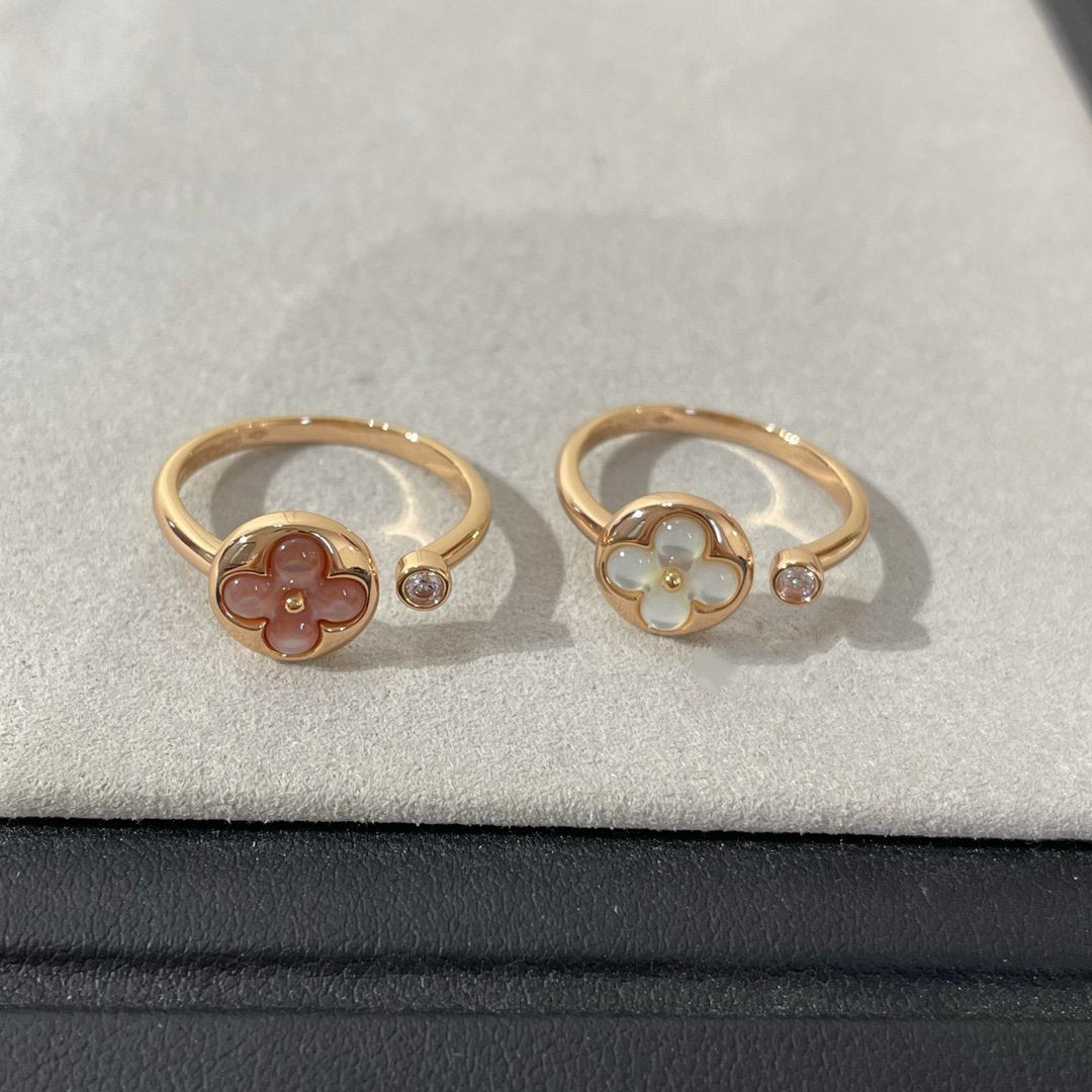 [Rose Jewelrys]SUN 1 DIAMOND PINK MOP RING