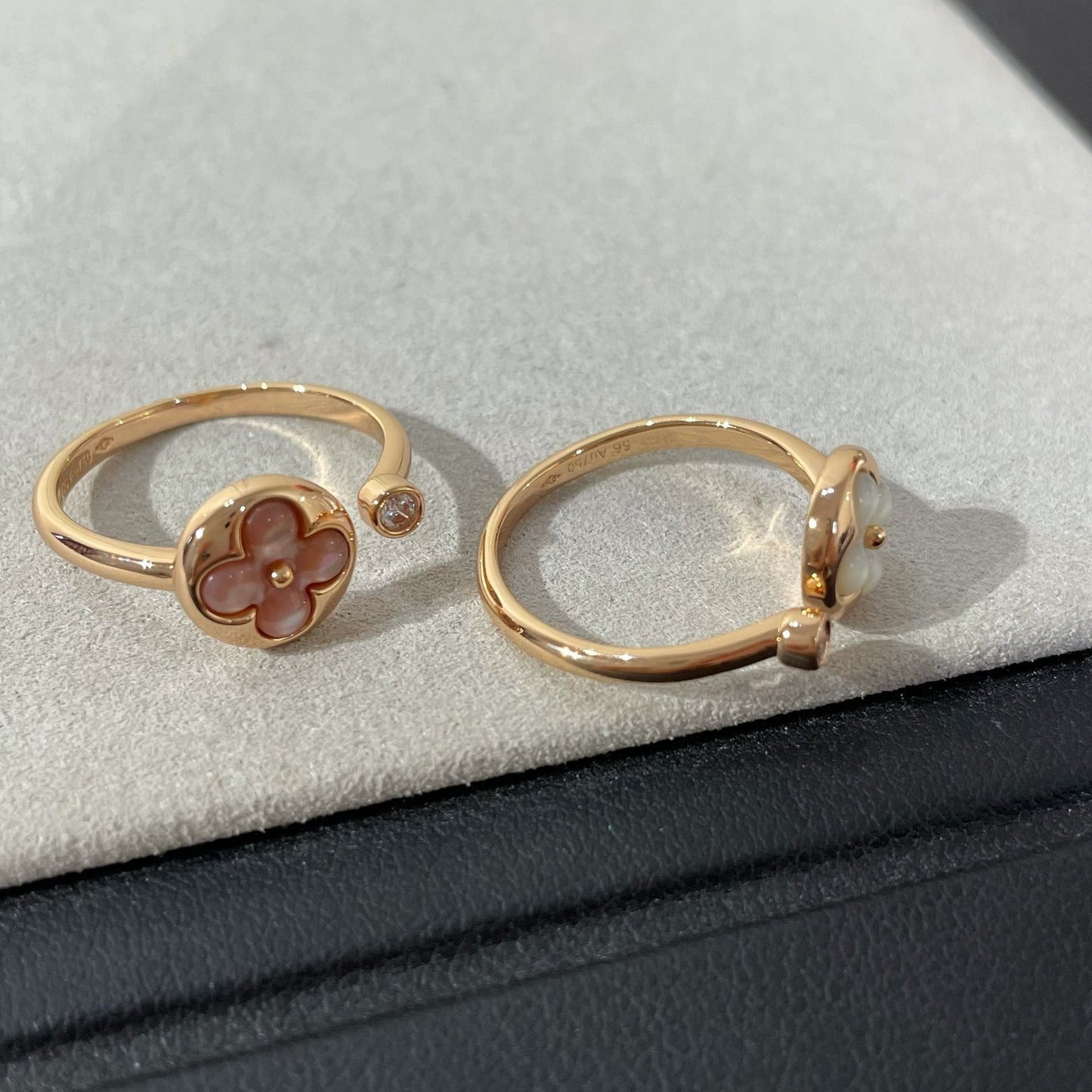 [Rose Jewelrys]SUN 1 DIAMOND PINK MOP RING