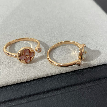 [Rose Jewelrys]SUN 1 DIAMOND PINK MOP RING