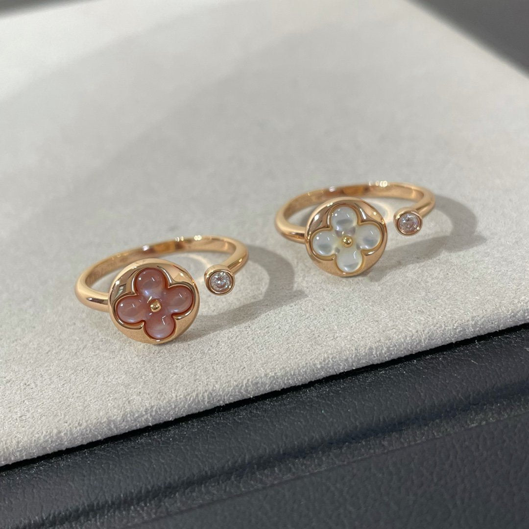 [Rose Jewelrys]SUN 1 DIAMOND PINK MOP RING