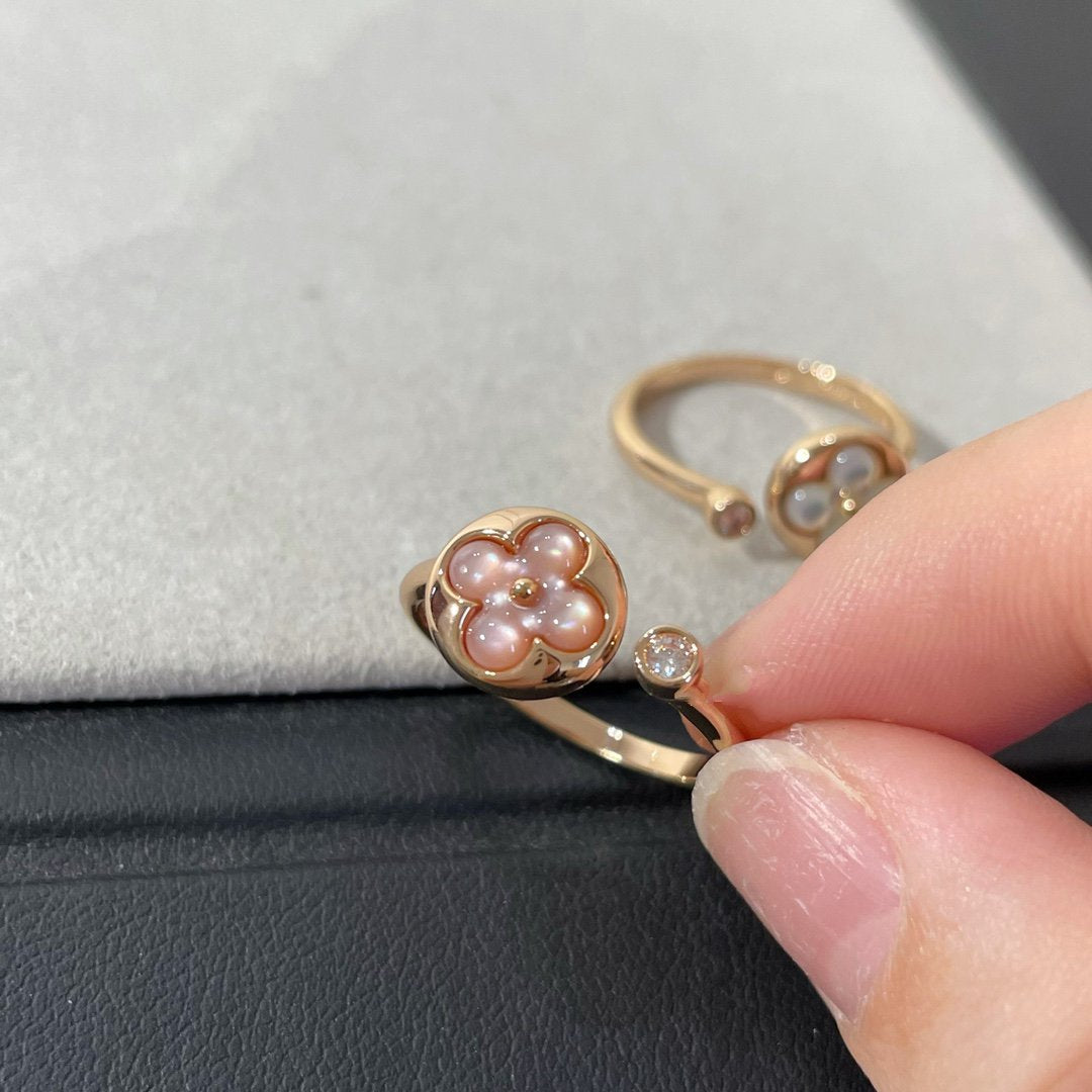 [Rose Jewelrys]SUN 1 DIAMOND PINK MOP RING