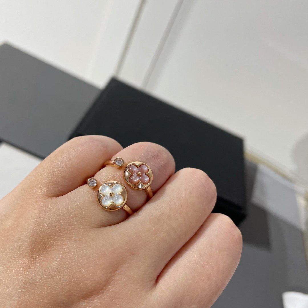 [Rose Jewelrys]SUN 1 DIAMOND PINK MOP RING