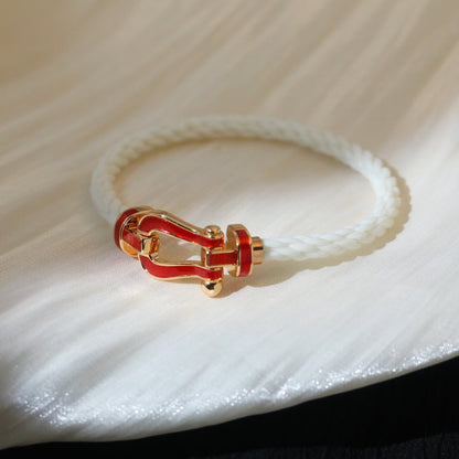[Rose Jewelrys]FORCE 10 WHITE TEXTILE DIAMOND PAVED